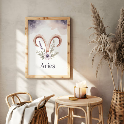 Aries Delicate Wall Art