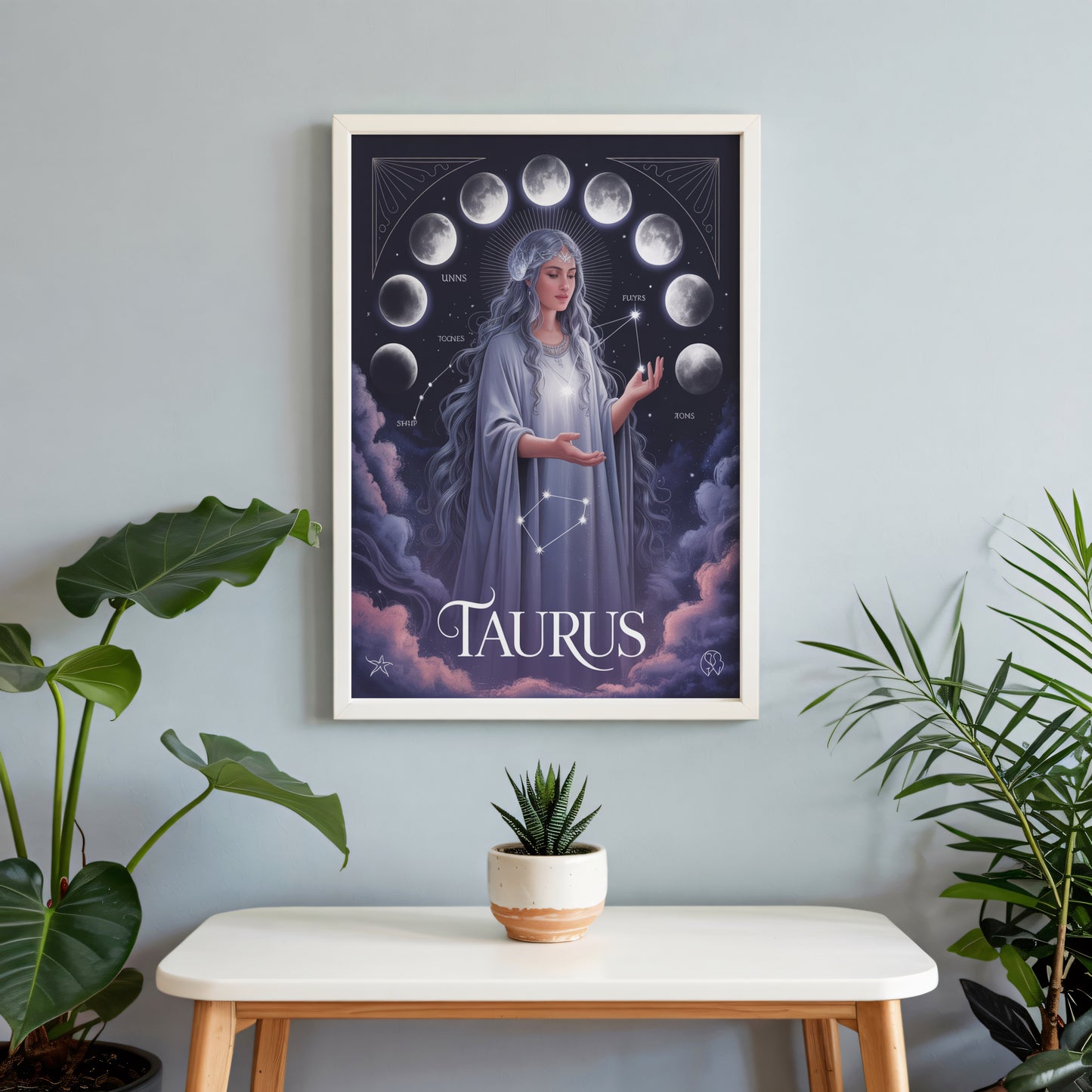 Taurus Lunar Wall Art