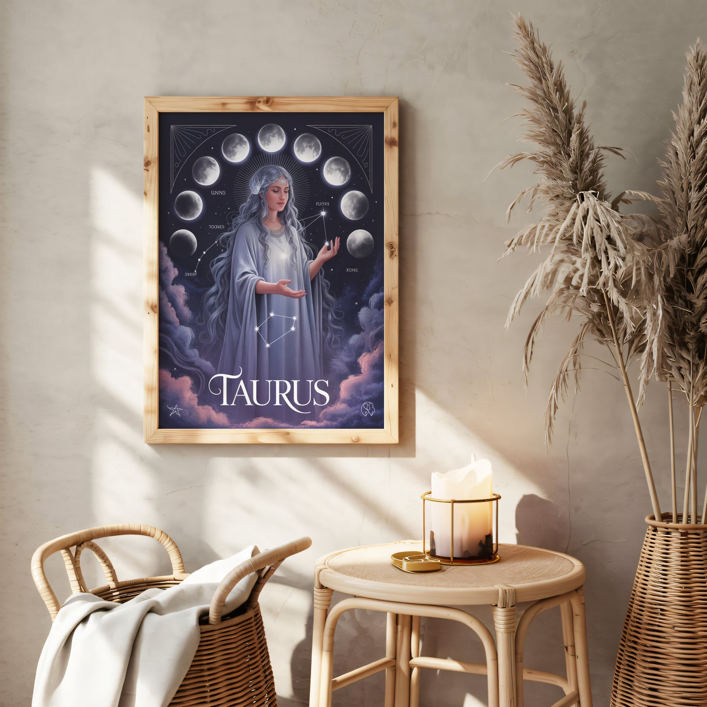 Taurus Lunar Wall Art