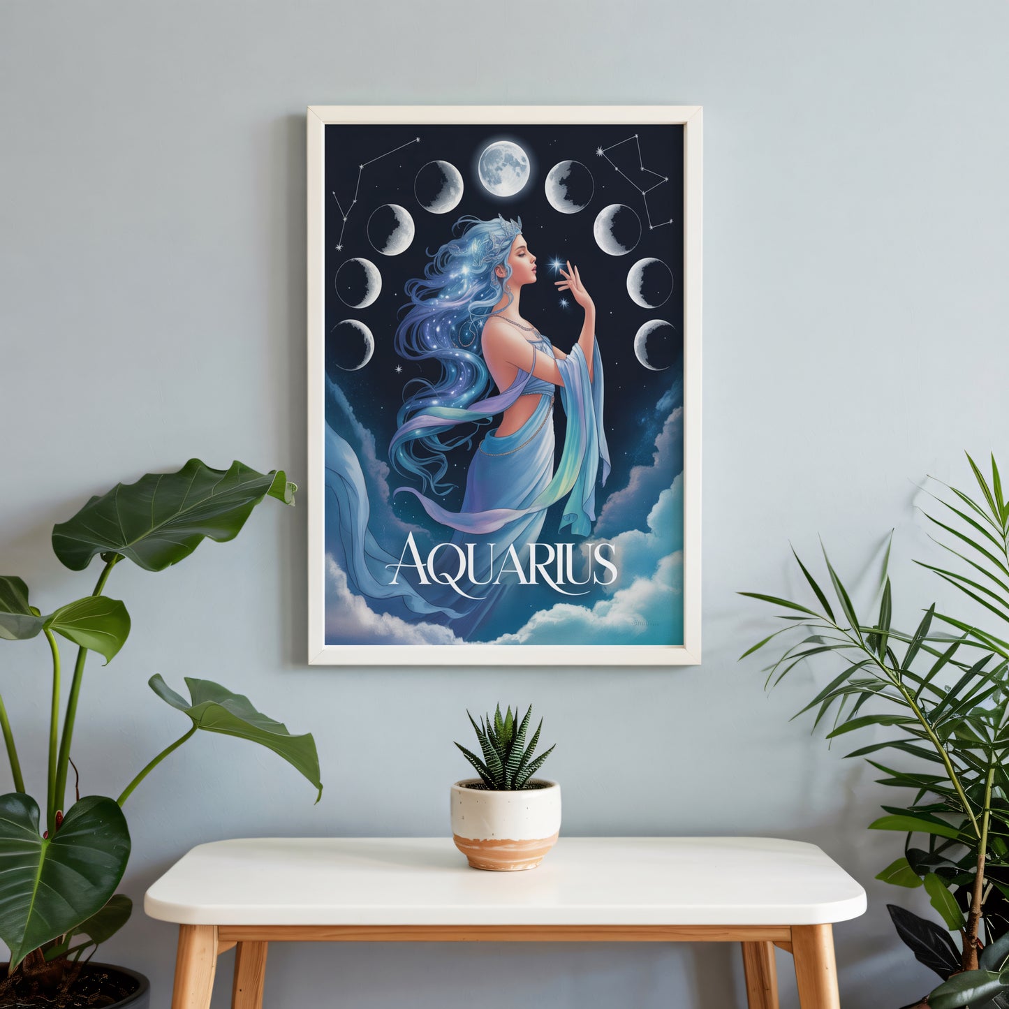 Aquarius Mystical Wall Art