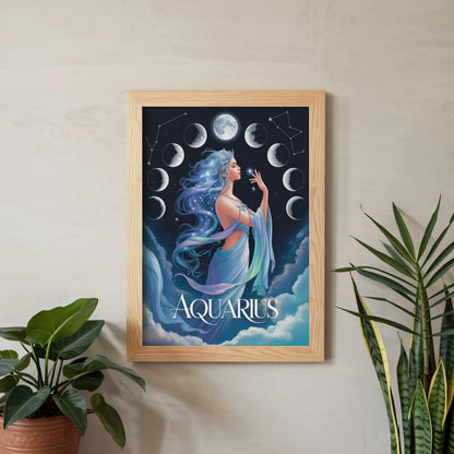 Aquarius Mystical Wall Art