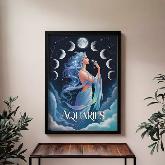 Aquarius Mystical Wall Art