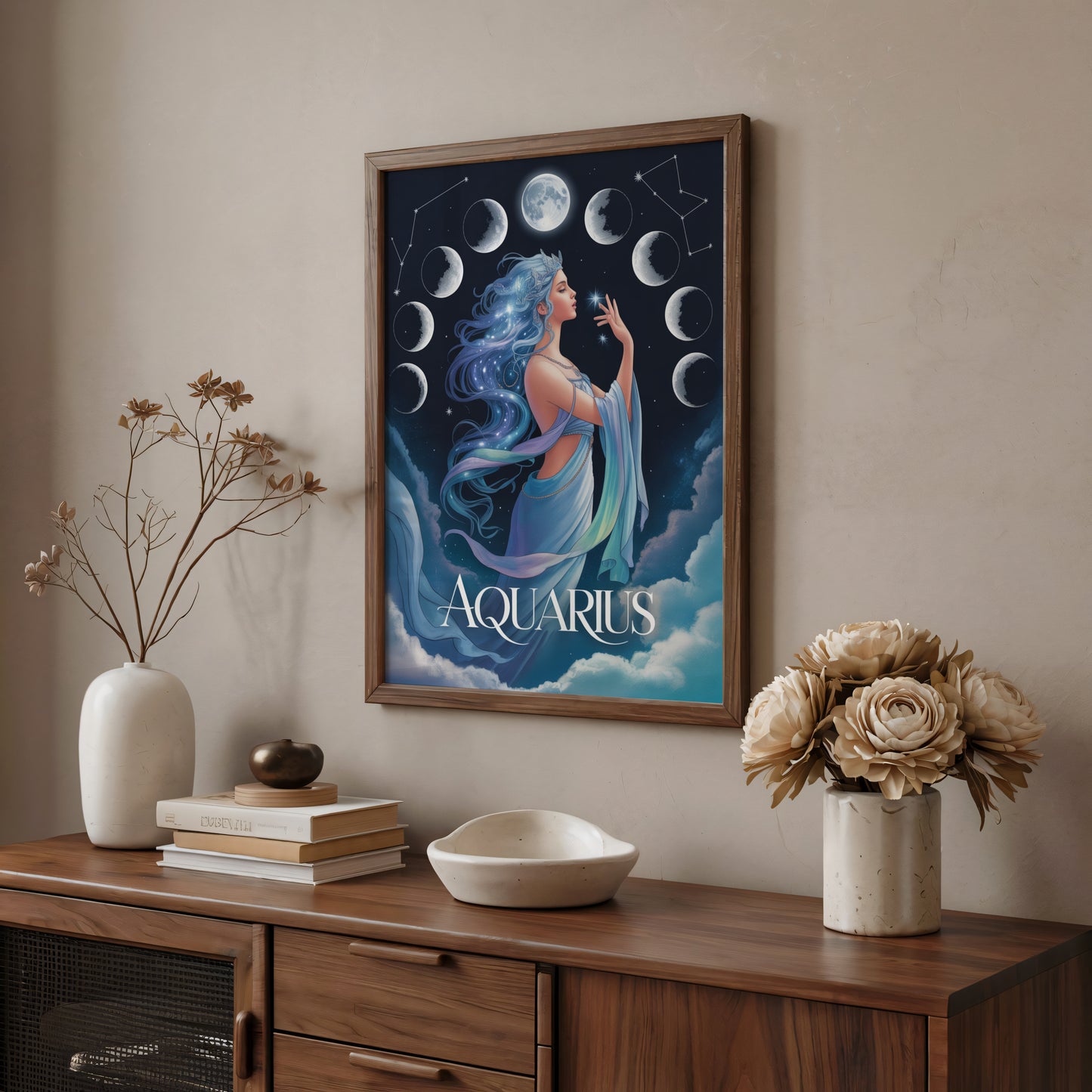 Aquarius Mystical Wall Art
