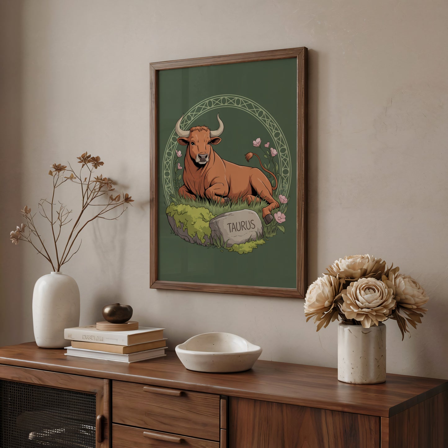 Taurus Vibrant Wall Art