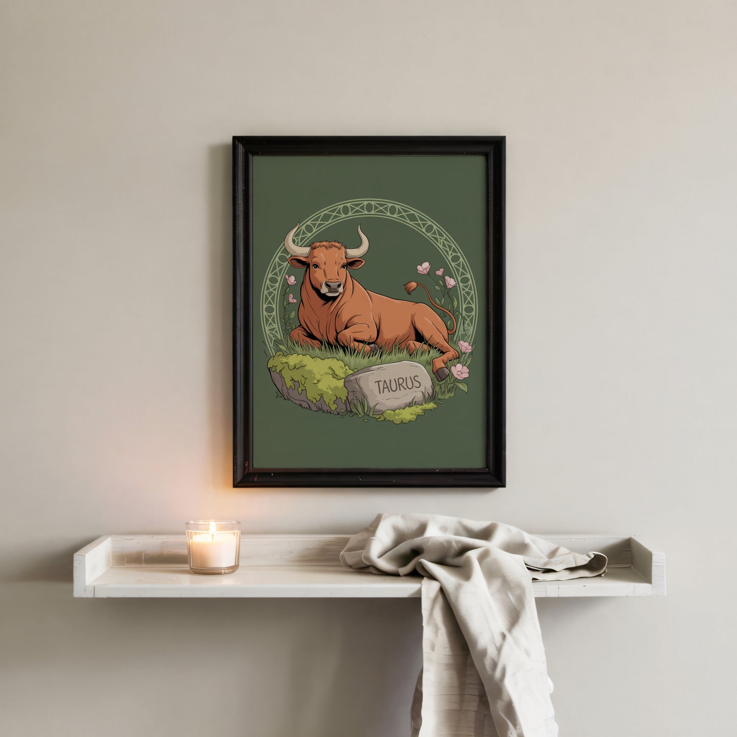 Taurus Vibrant Wall Art