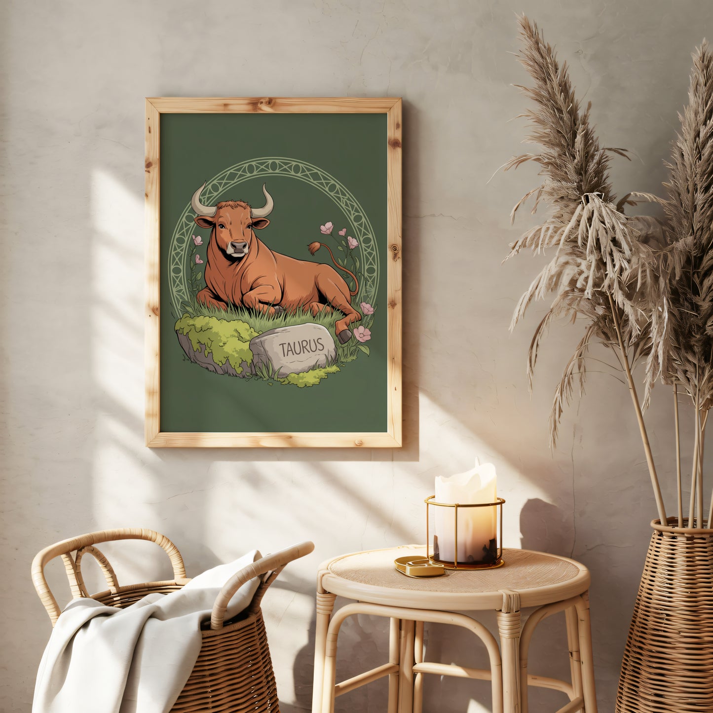 Taurus Vibrant Wall Art