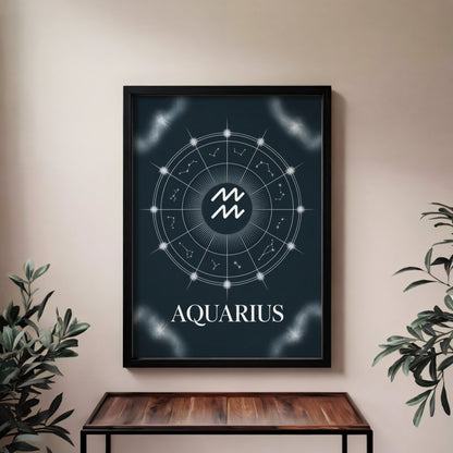 Aquarius Birth Wall Art