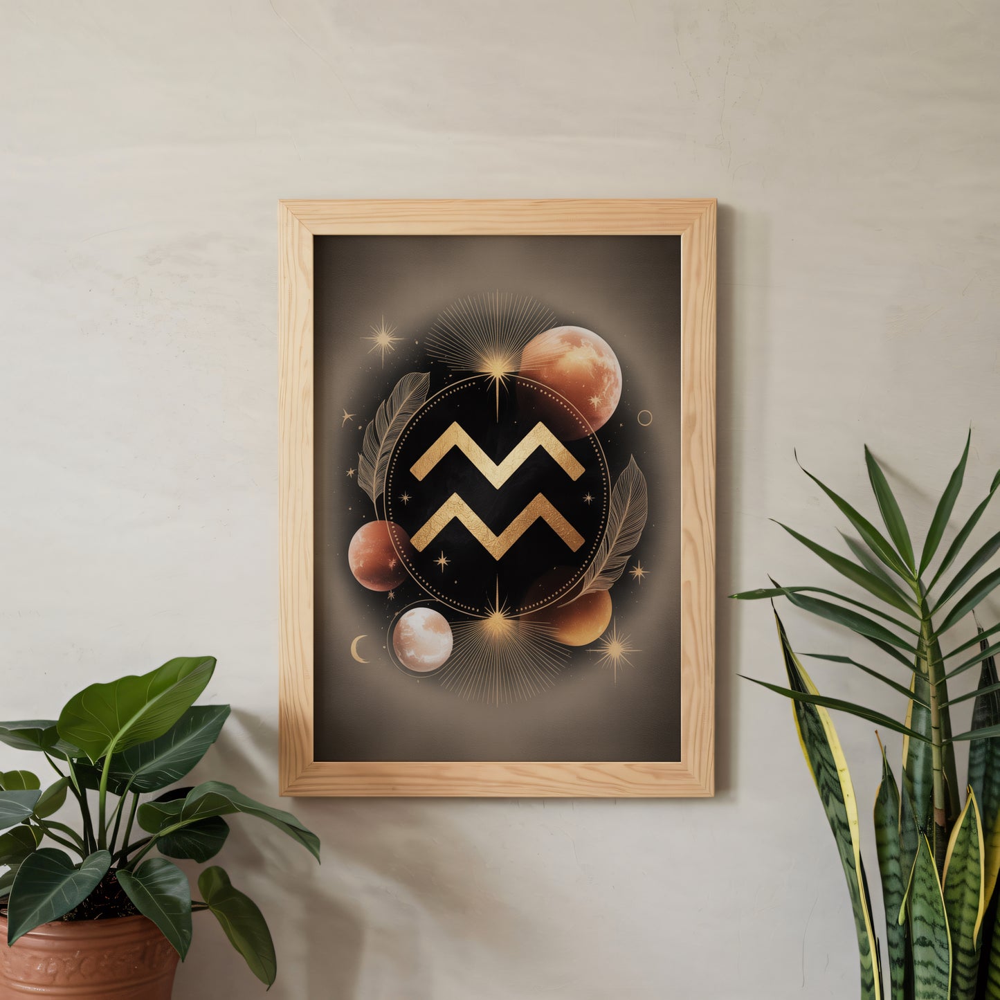 Aquarius Bold Wall Art
