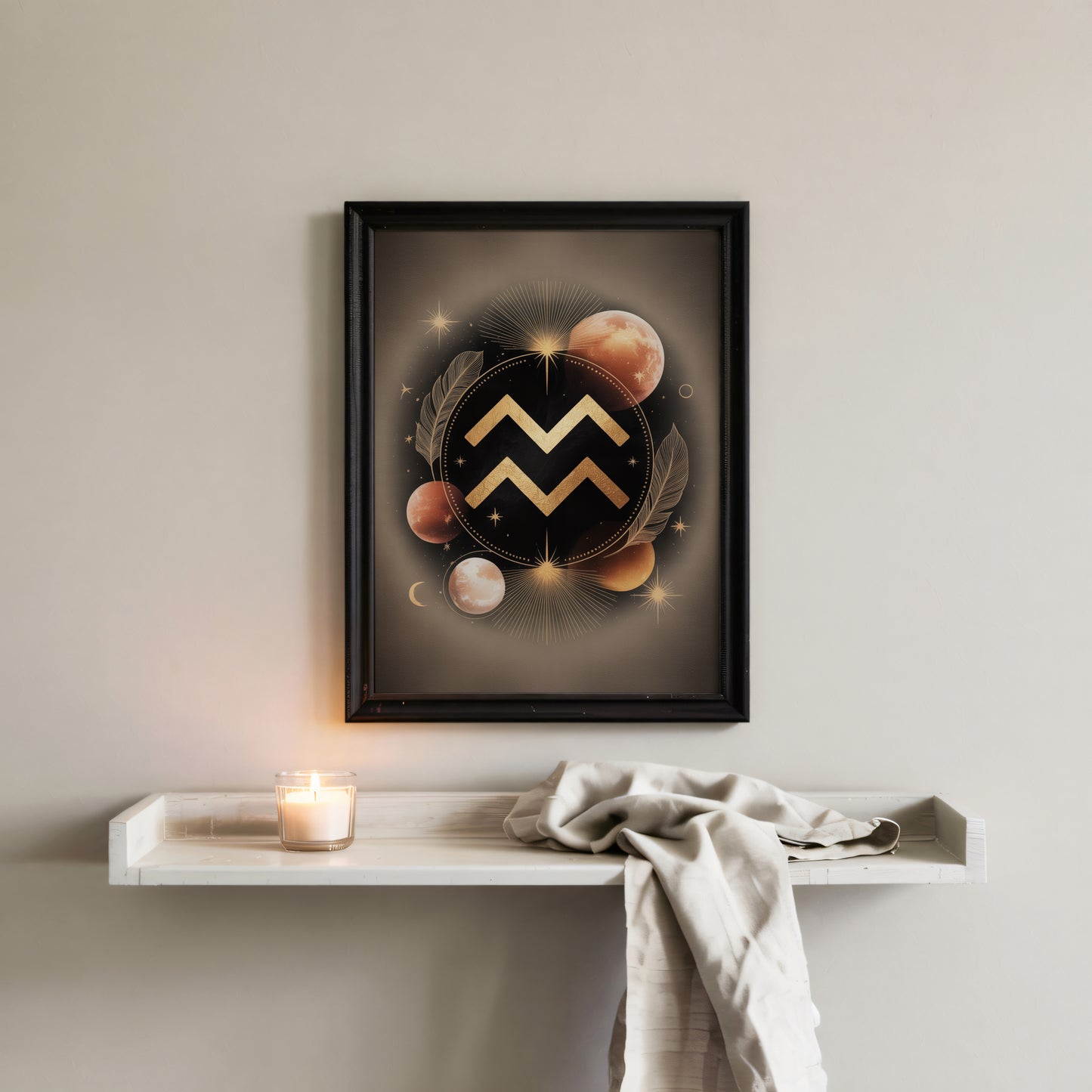 Aquarius Bold Wall Art