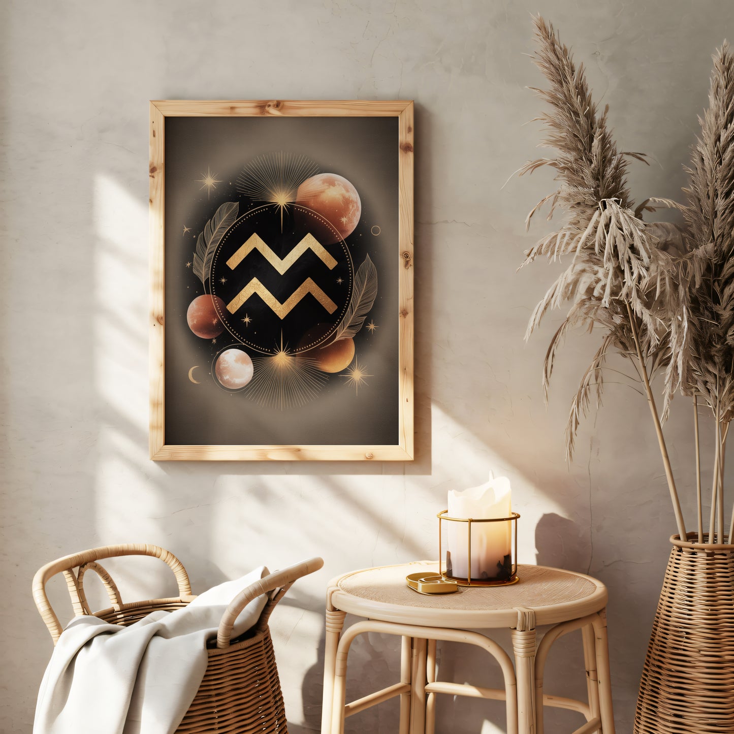 Aquarius Bold Wall Art