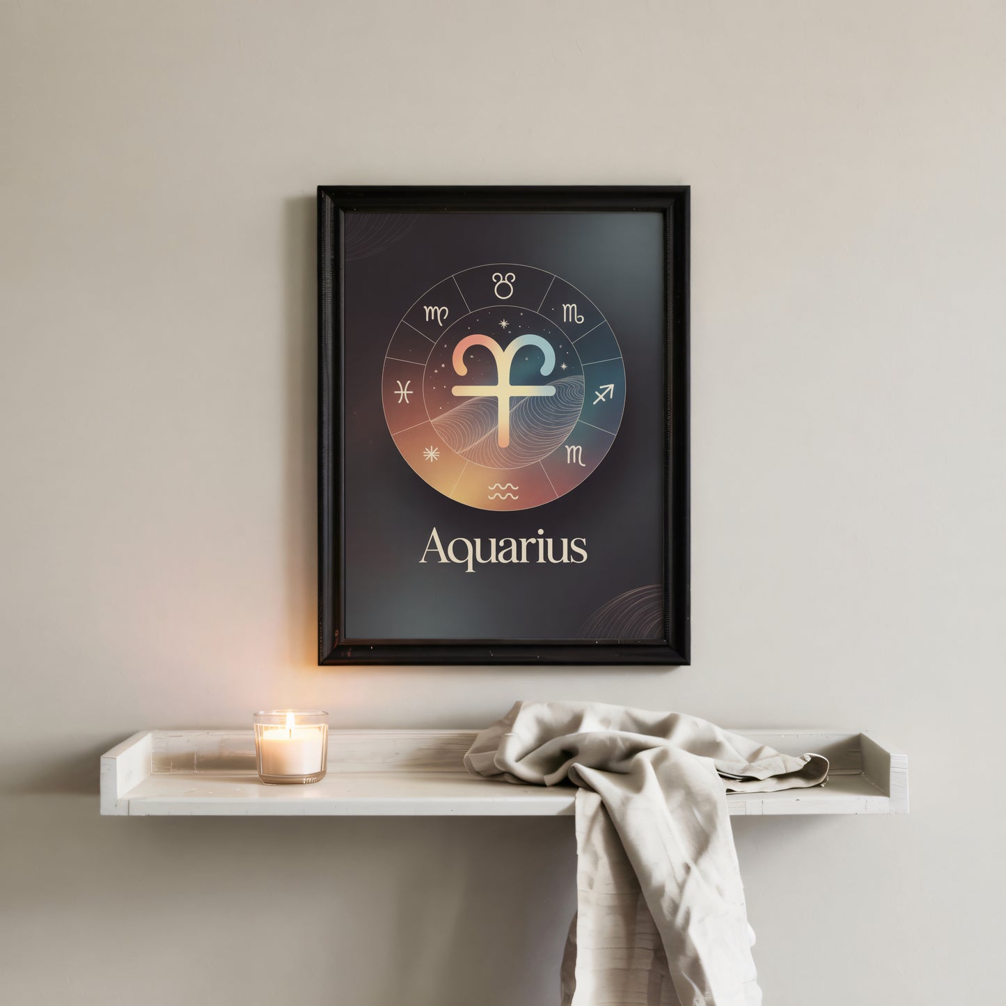 Aquarius Colour Wall Art