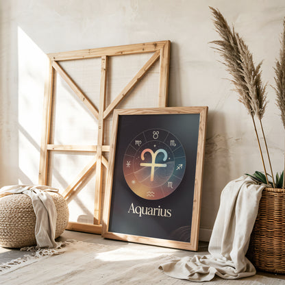 Aquarius Colour Wall Art