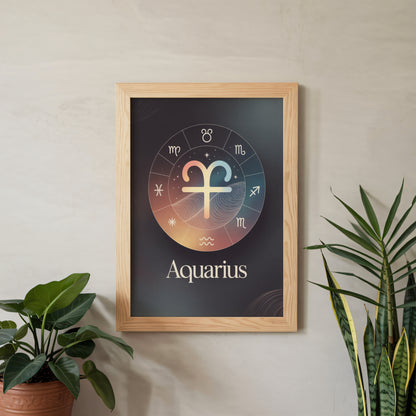 Aquarius Colour Wall Art
