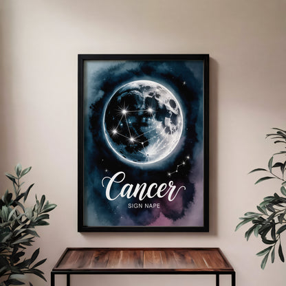 Cancer Celestial Wall Art