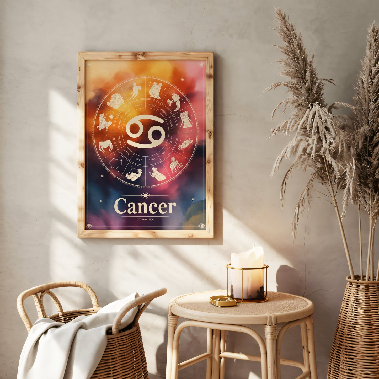 Cancer Circular Wall Art