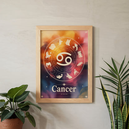 Cancer Circular Wall Art