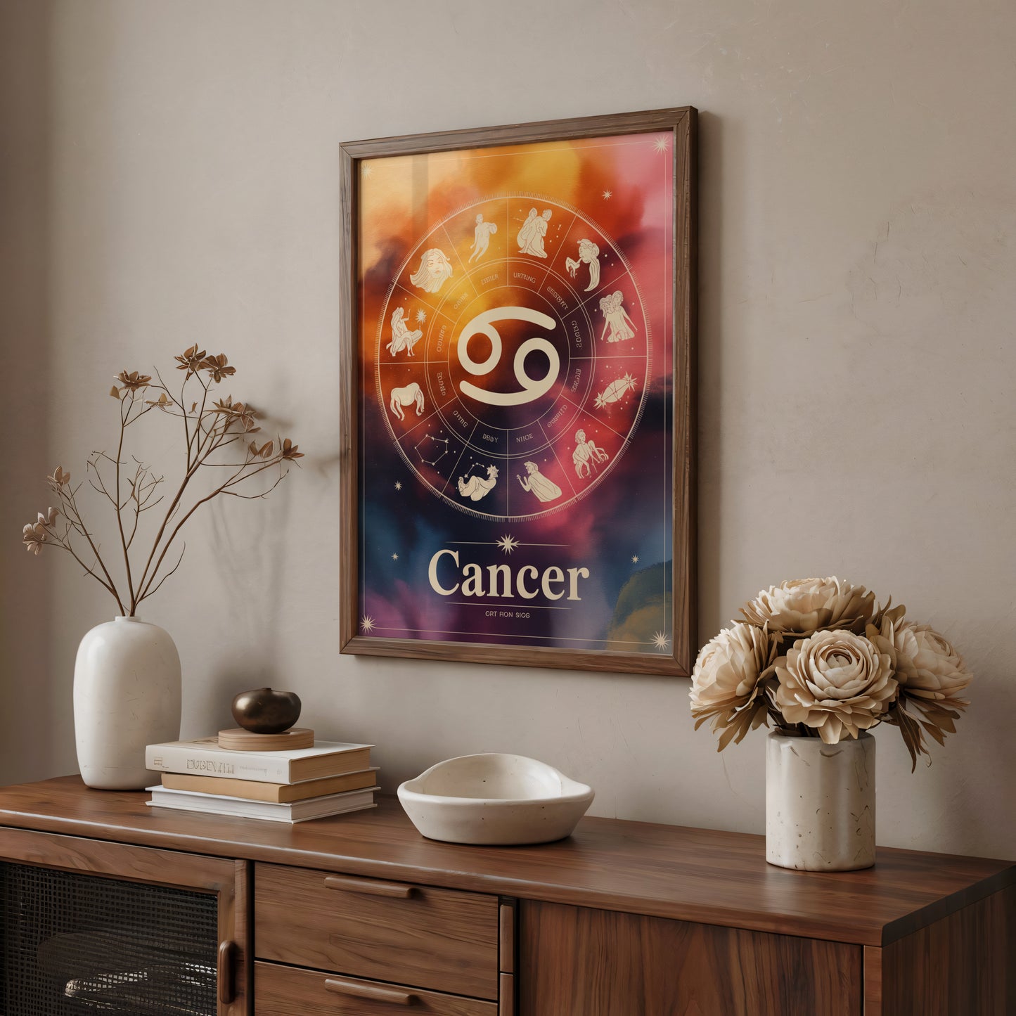 Cancer Circular Wall Art