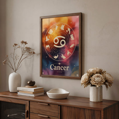 Cancer Circular Wall Art