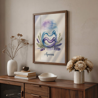 Aquarius Delicate Wall Art
