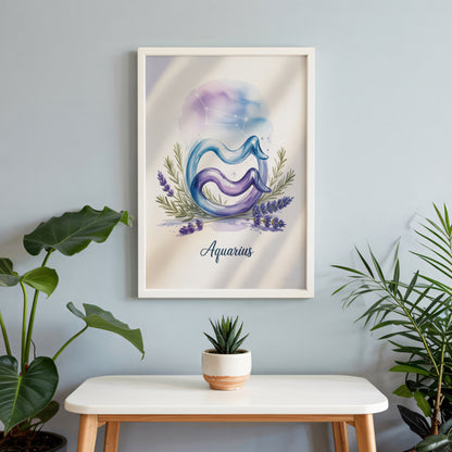 Aquarius Delicate Wall Art