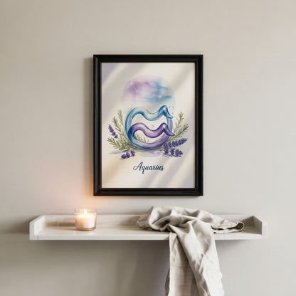 Aquarius Delicate Wall Art