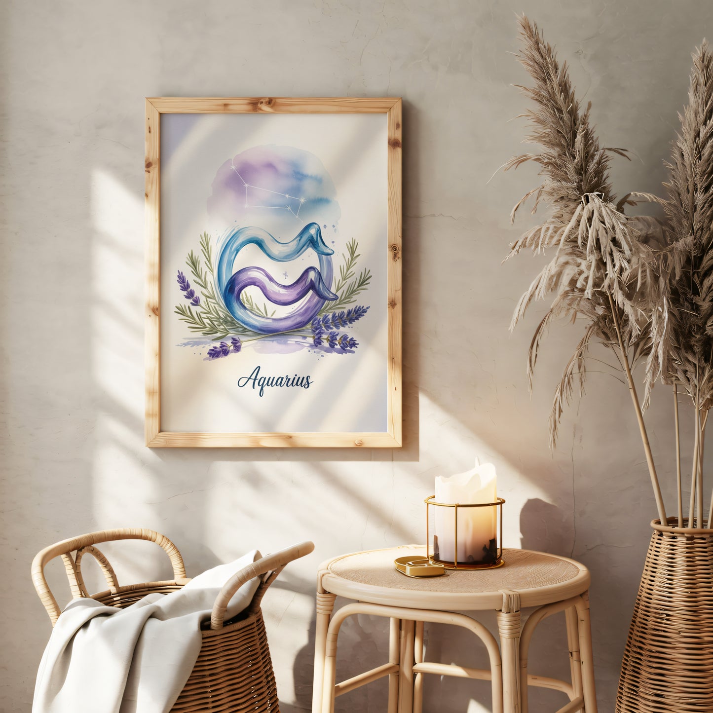Aquarius Delicate Wall Art