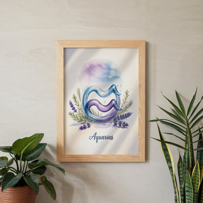 Aquarius Delicate Wall Art
