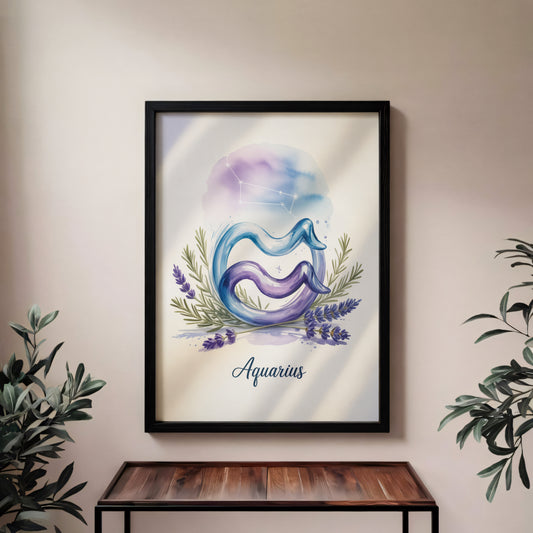 Aquarius Delicate Wall Art
