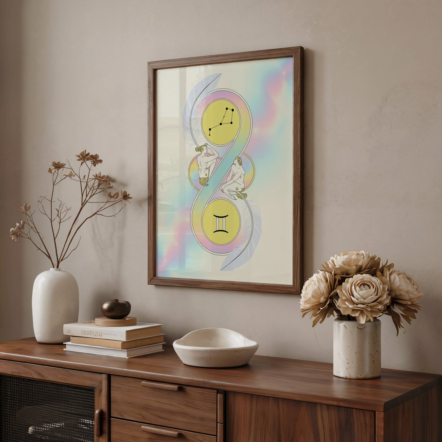 Gemini Vibrant Wall Art