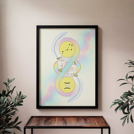 Gemini Vibrant Wall Art