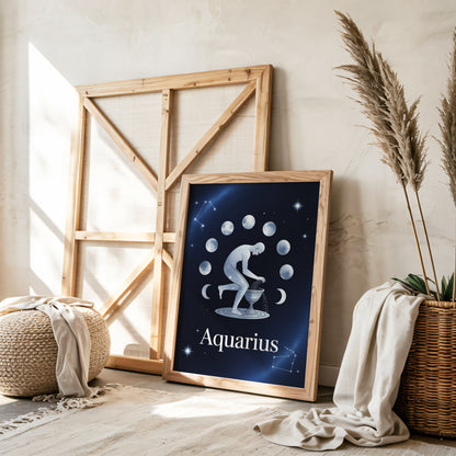 Aquarius Detailed Wall Art