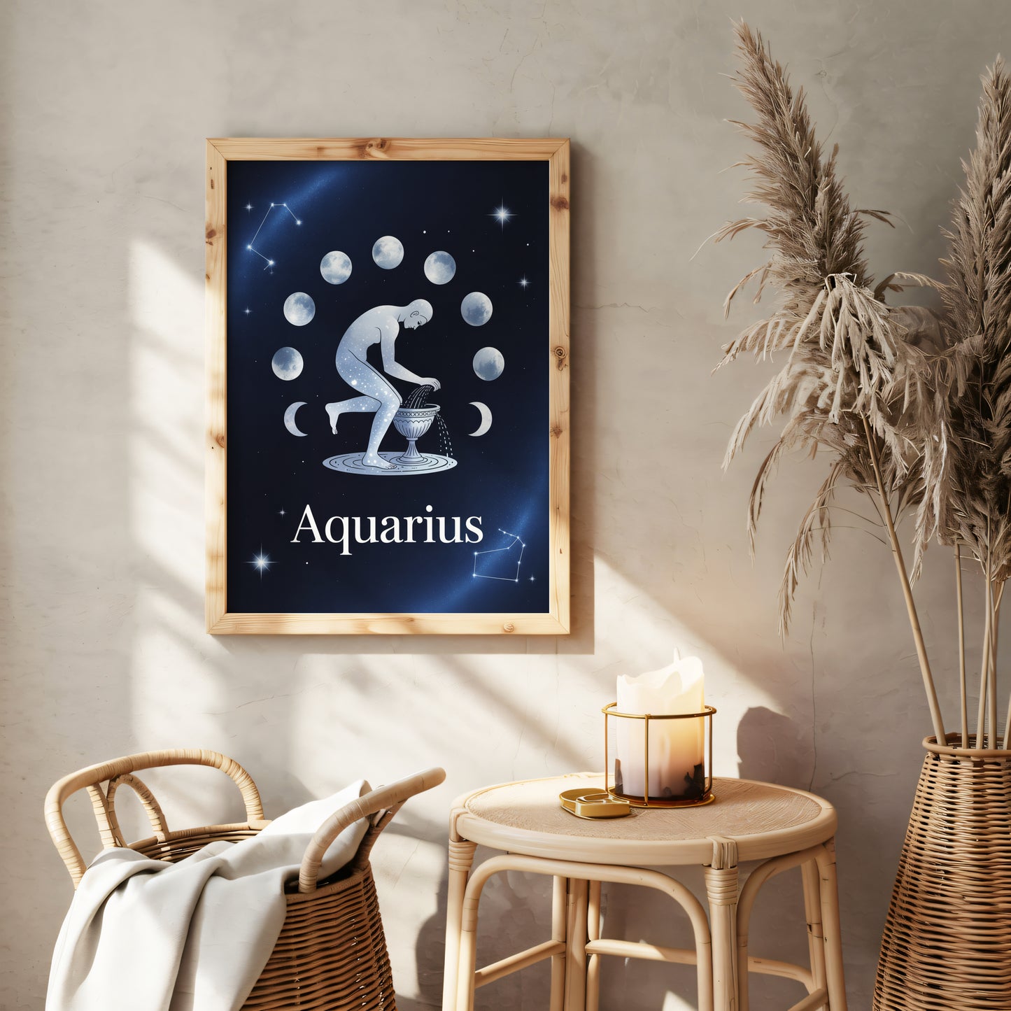 Aquarius Detailed Wall Art