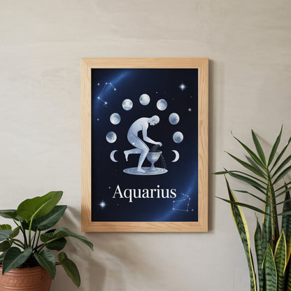 Aquarius Detailed Wall Art