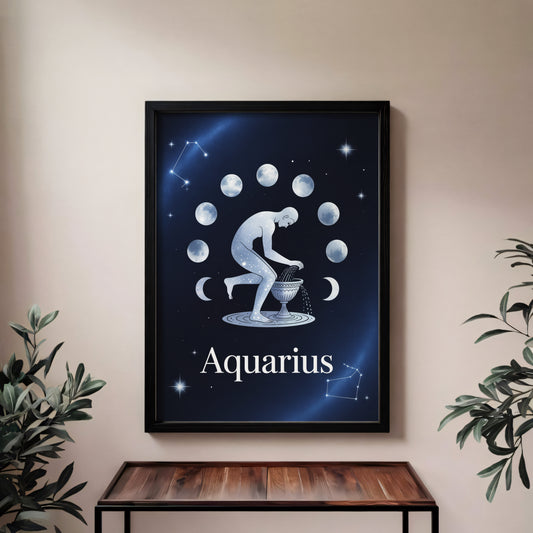 Aquarius Detailed Wall Art