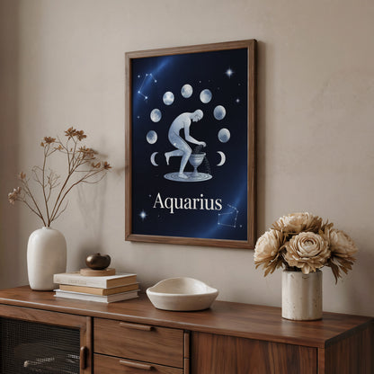 Aquarius Detailed Wall Art