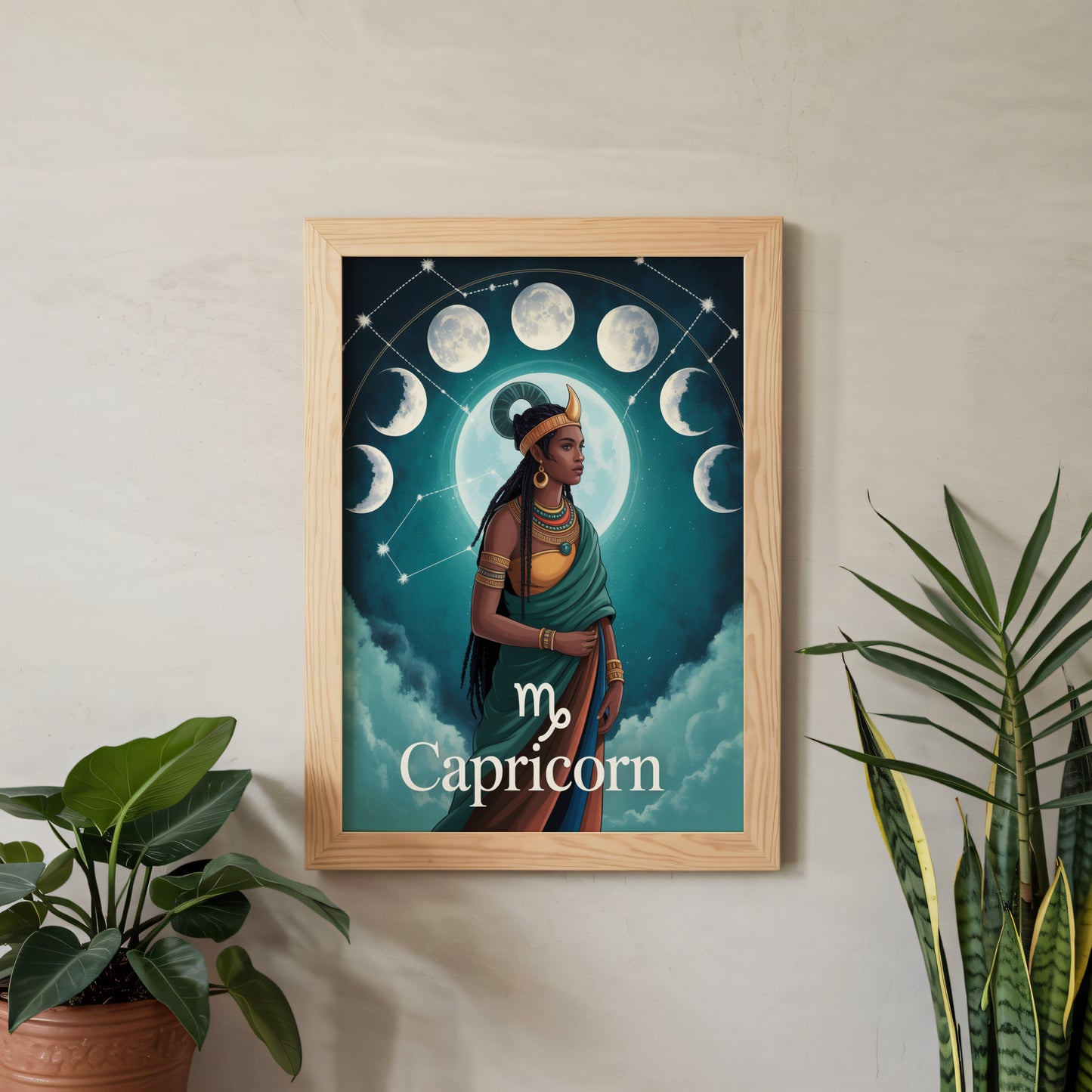 Capricorn Mystical Wall Art