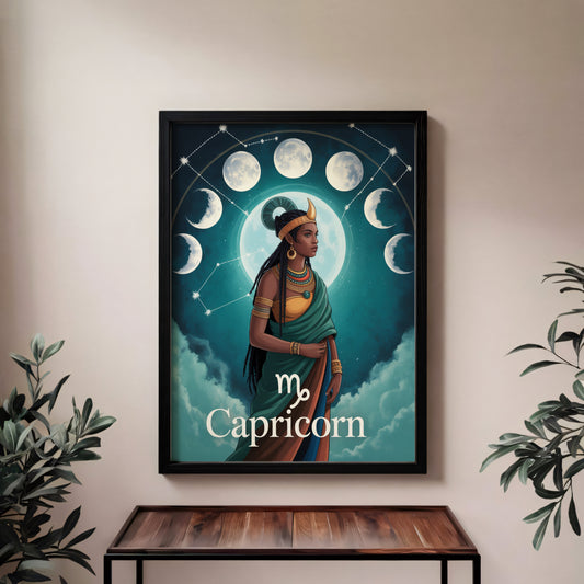 Capricorn Mystical Wall Art