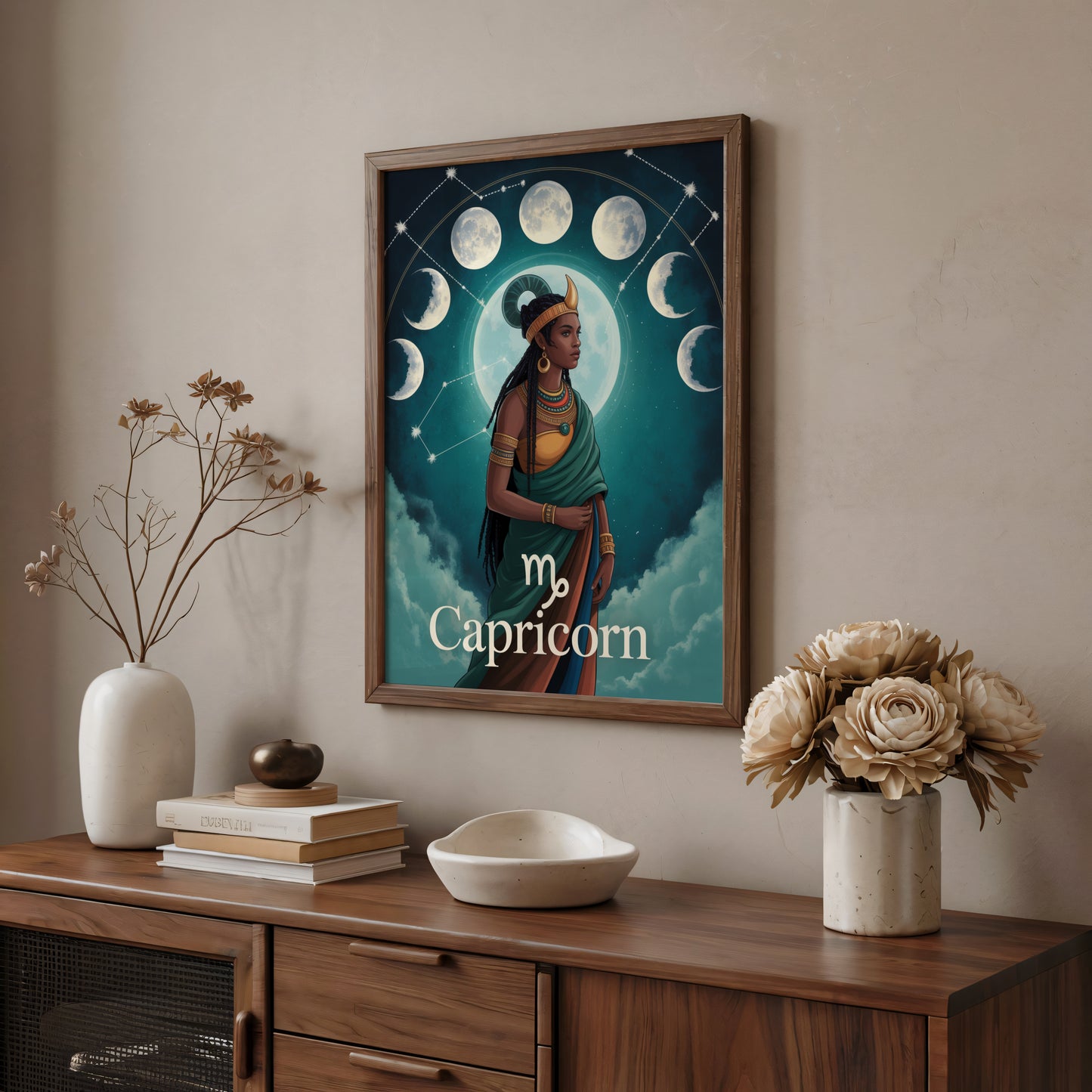 Capricorn Mystical Wall Art