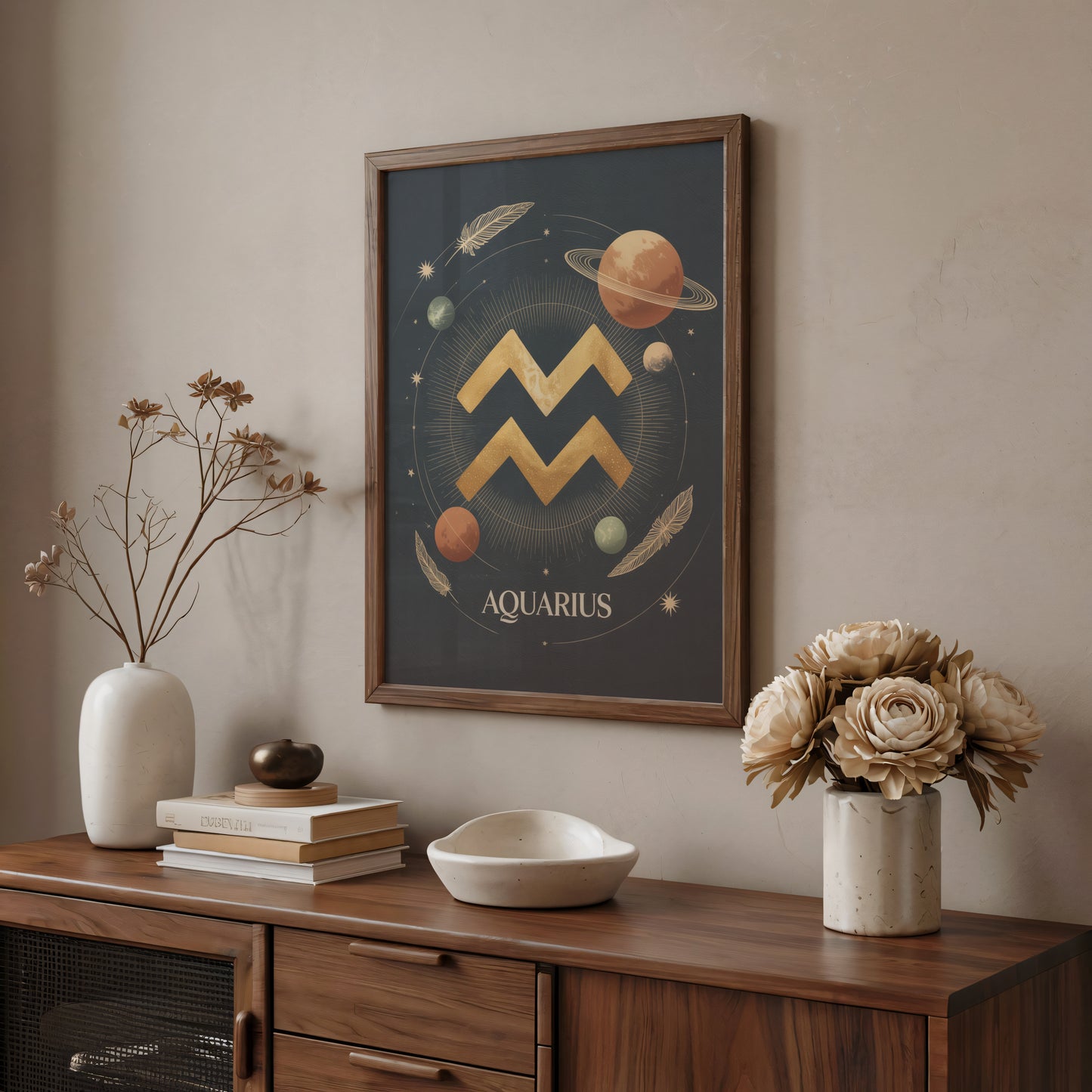 Aquarius High Contrast Wall Art