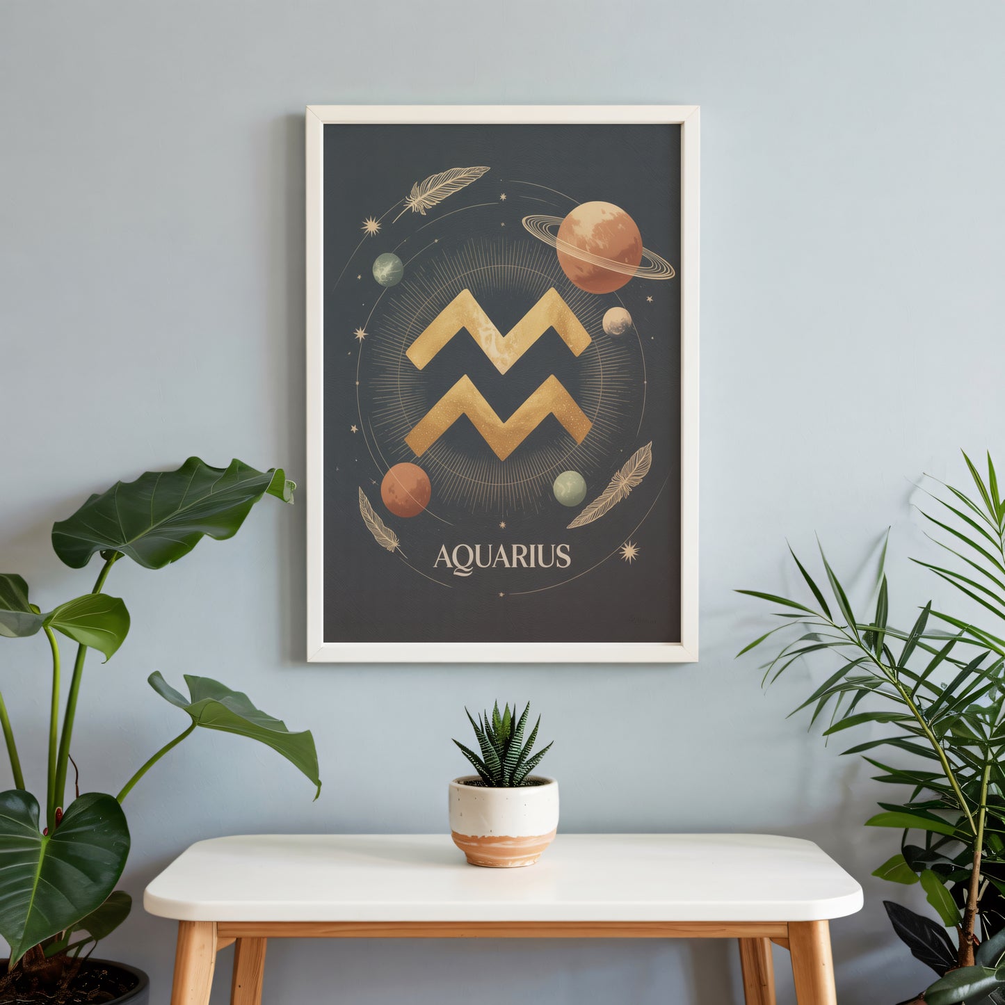 Aquarius High Contrast Wall Art