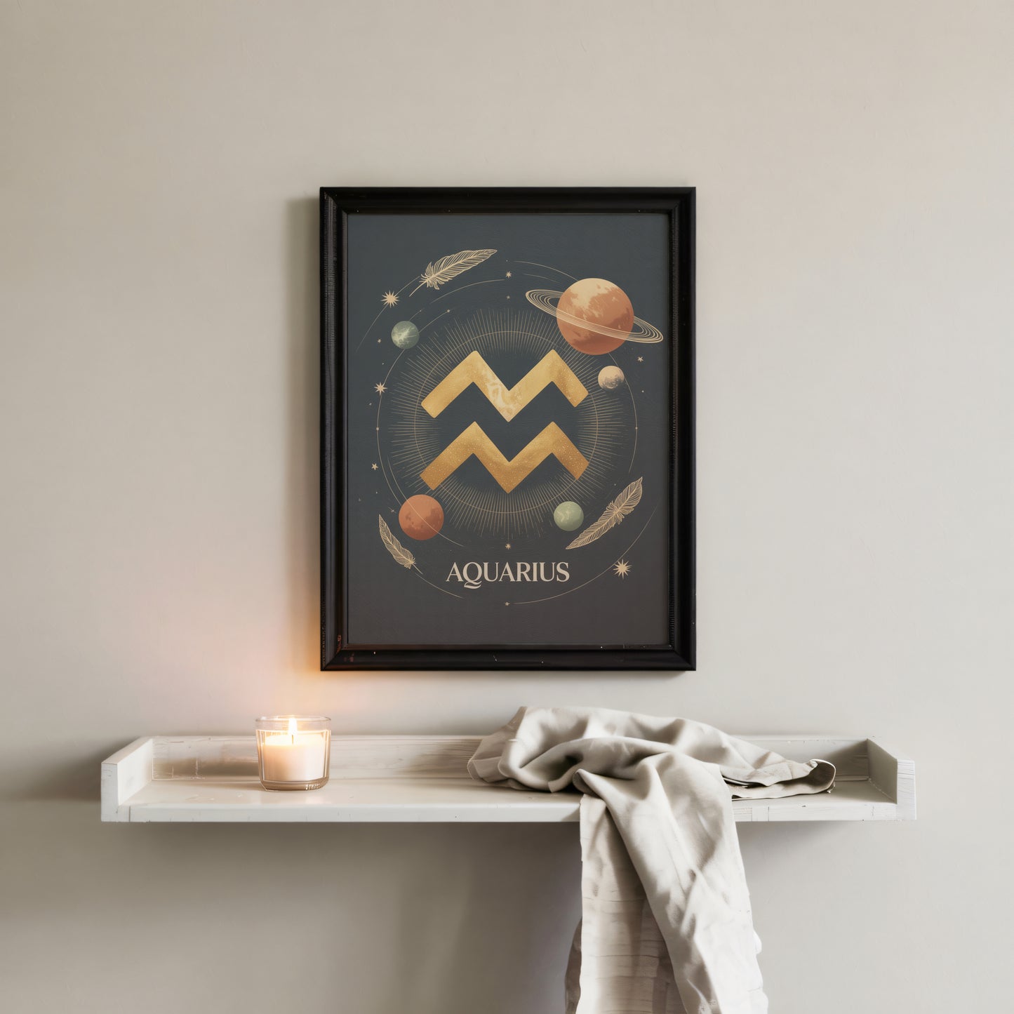 Aquarius High Contrast Wall Art