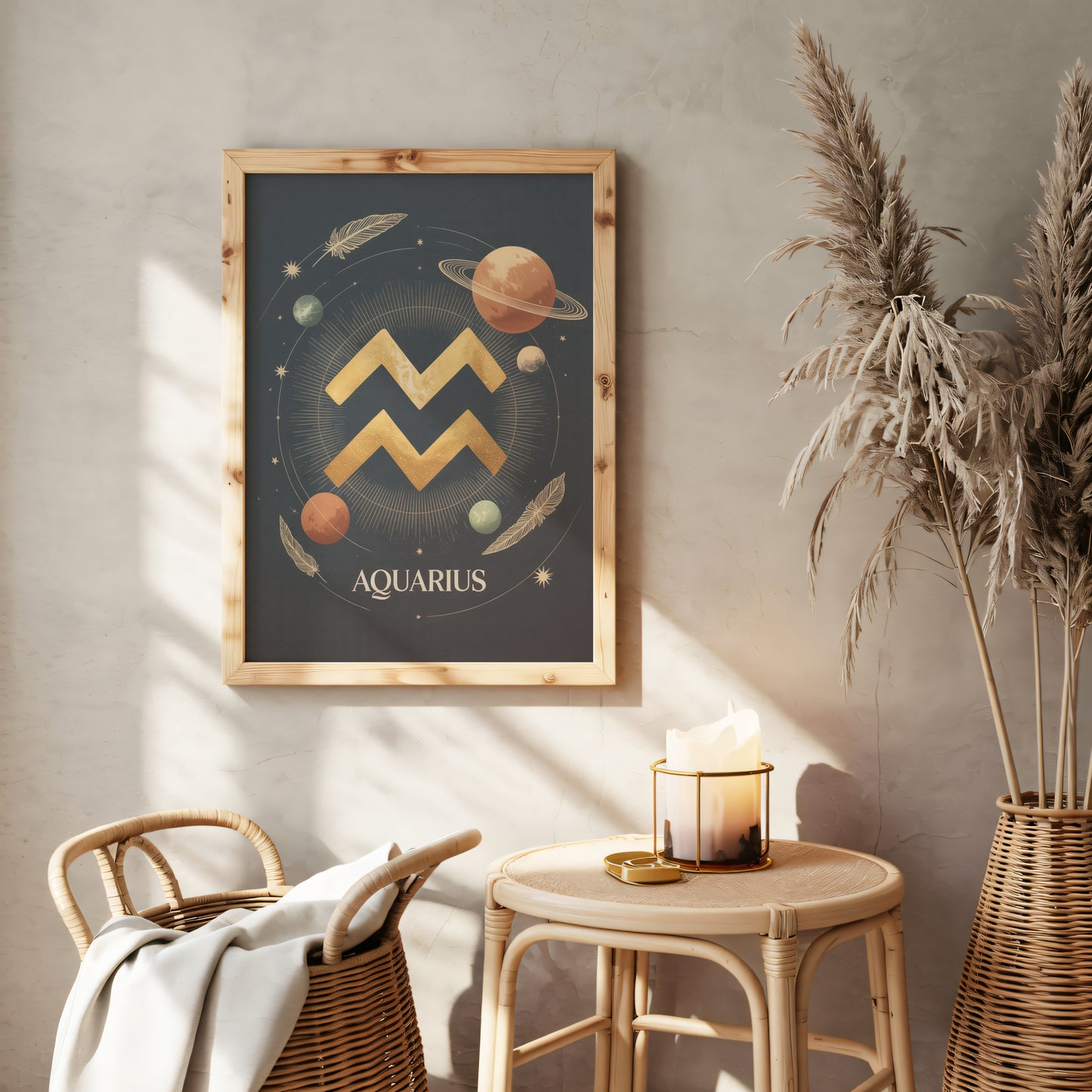 Aquarius High Contrast Wall Art