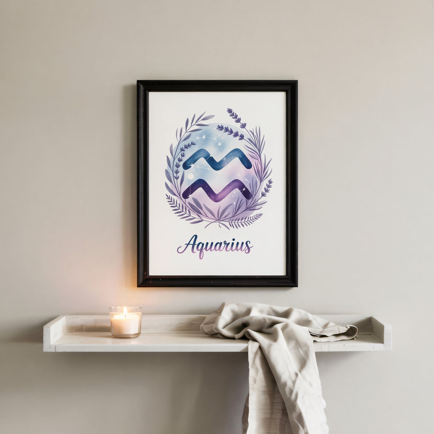 Aquarius Intricate Wall Art