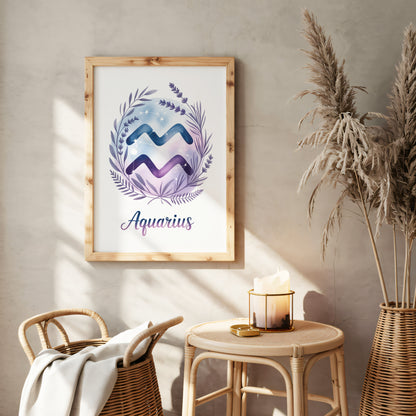 Aquarius Intricate Wall Art