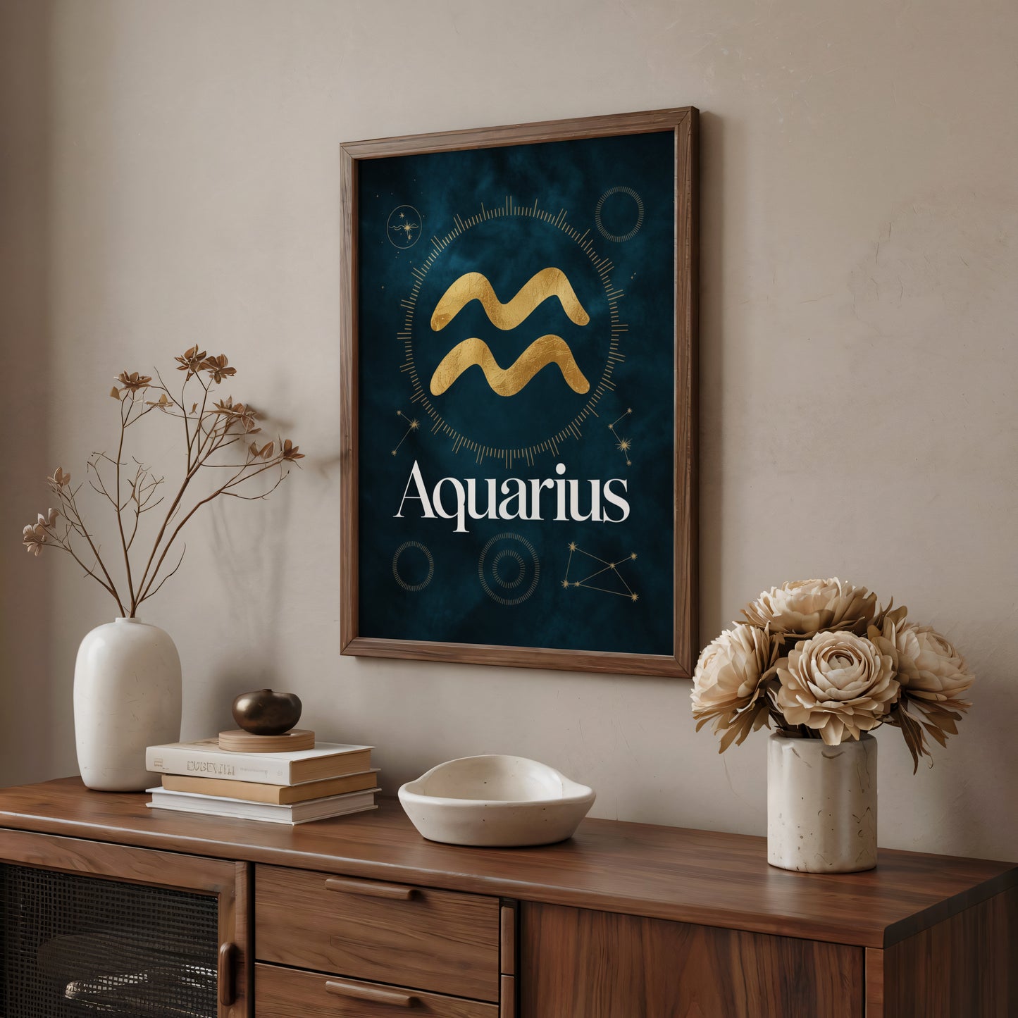 Aquarius Bold Wave Wall Art