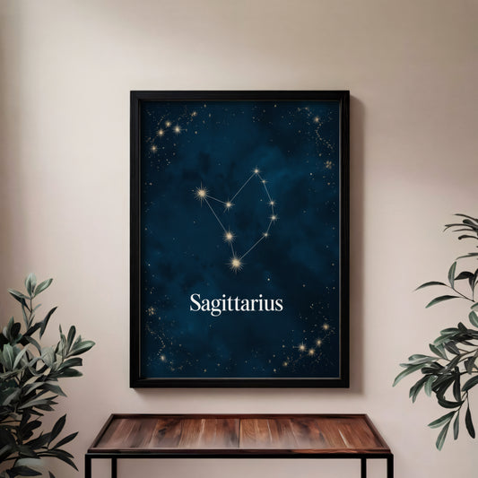 Sagittarius Points Wall Art