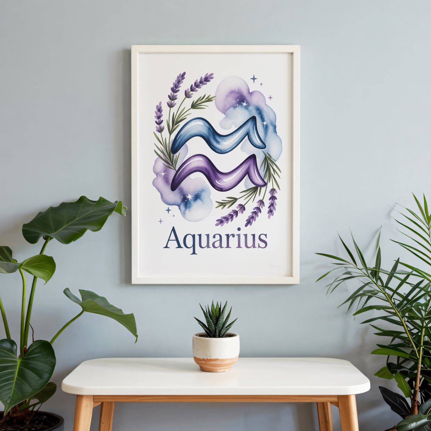Aquarius Earth Wall Art