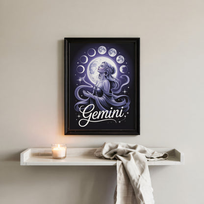 Gemini Vivid Wall Art