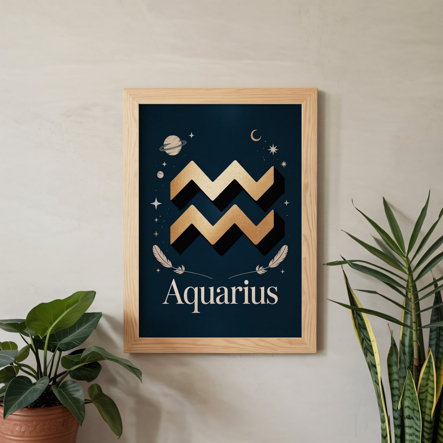 Aquarius Subtle Wall Art
