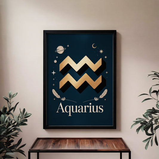 Aquarius Subtle Wall Art